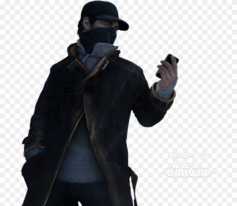 Watch Dogs Download Watch Dogs 2 Aiden Pearce, Clothing, Coat, Jacket, Adult Free Transparent Png