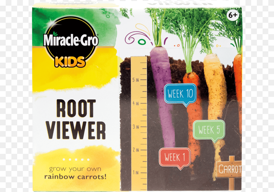Watch It Grow Miracle Gro, Carrot, Food, Plant, Produce Png Image