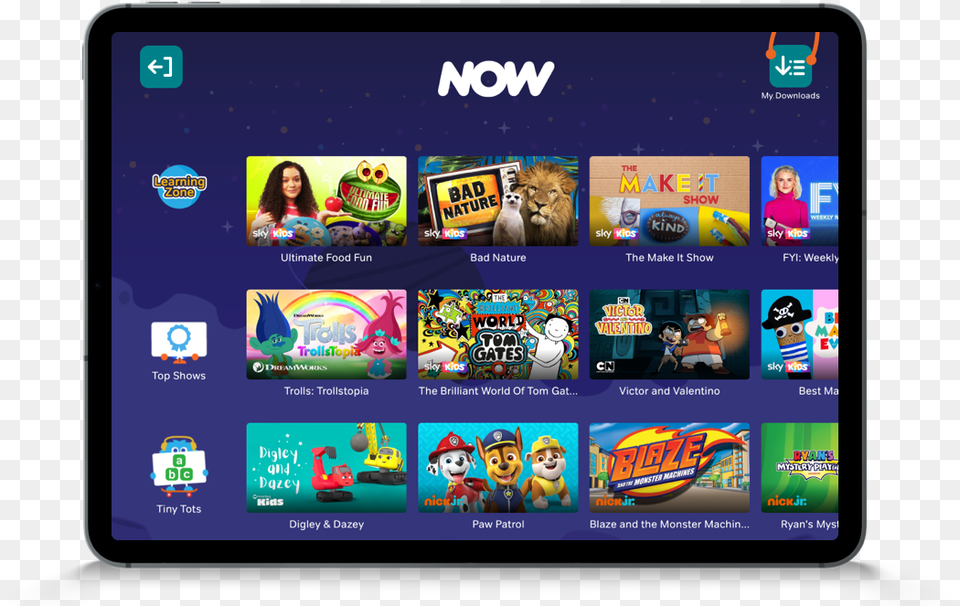Watch Kids Tv Online With The Now Membership Technology Applications, Computer, Electronics, Animal, Mammal Free Transparent Png