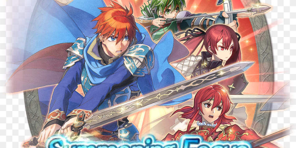 Watch Link Breeze Through The Air In Breath Of The Fire Emblem Heroes Summoning Focus, Book, Comics, Publication, Person Free Png Download