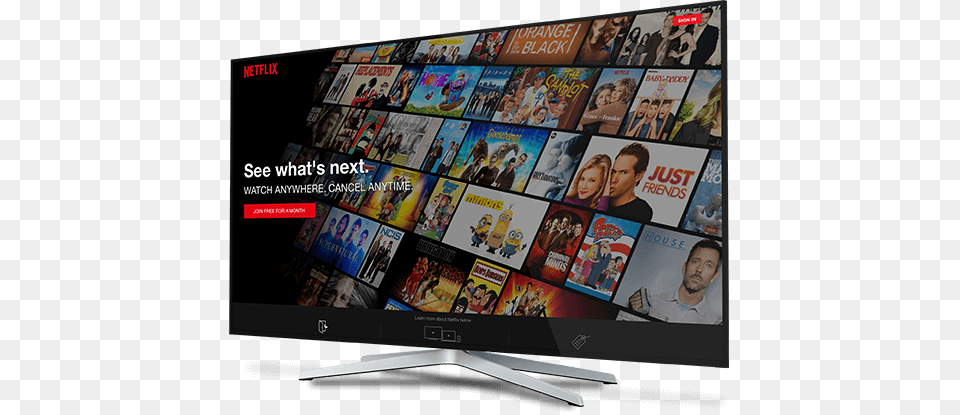 Watch Netflix Smart Tv Netflix, Computer Hardware, Electronics, Hardware, Screen Free Transparent Png