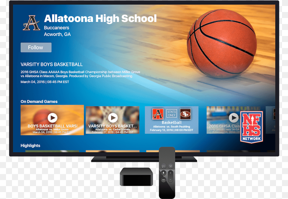 Watch On Your Tv Basketball Moves, Screen, Monitor, Hardware, Electronics Png Image