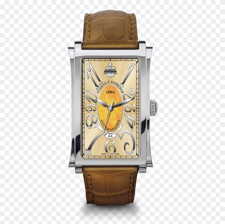 Watch Prominente Cuervo Y Sobrinos Prominente Solo, Arm, Body Part, Person, Wristwatch Free Png Download
