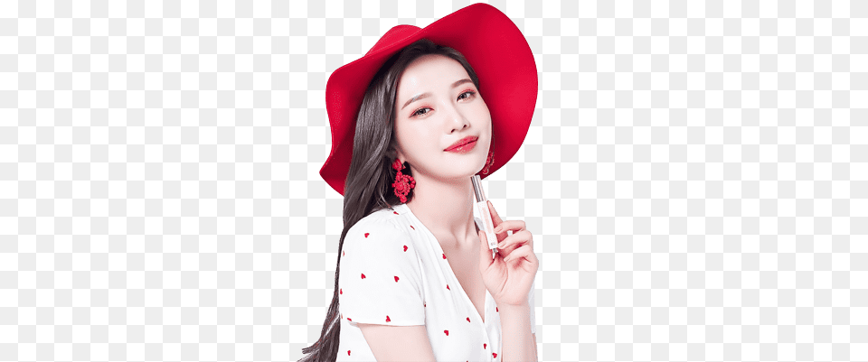 Watch Red Velvet39s Joy Amp Wjsn39s Cheng Xiao In Pajama Red Velvet Joy Etude House, Clothing, Sun Hat, Hat, Adult Png