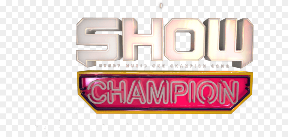 Watch Show Champion Performances By Clc Oneus Ab6ix Mbc Music Show Champion Logo, Light, Mailbox, Neon Free Transparent Png