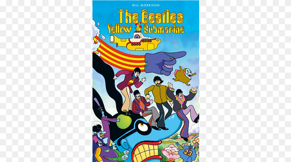 Watch Trailer For Beatles 39yellow Submarine39 Graphic Yellow Submarine 50th Anniversary, Book, Comics, Publication, Advertisement Free Transparent Png
