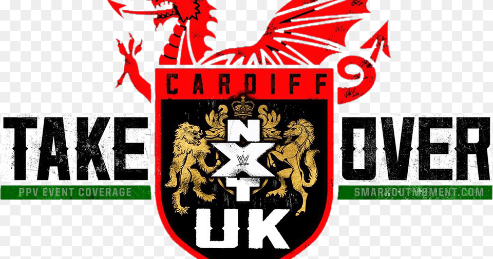 Watch Wwe Nxt Uk Takeover Wwe Nxt Uk Takeover Cardiff, Emblem, Symbol, Logo, Adult Free Png Download