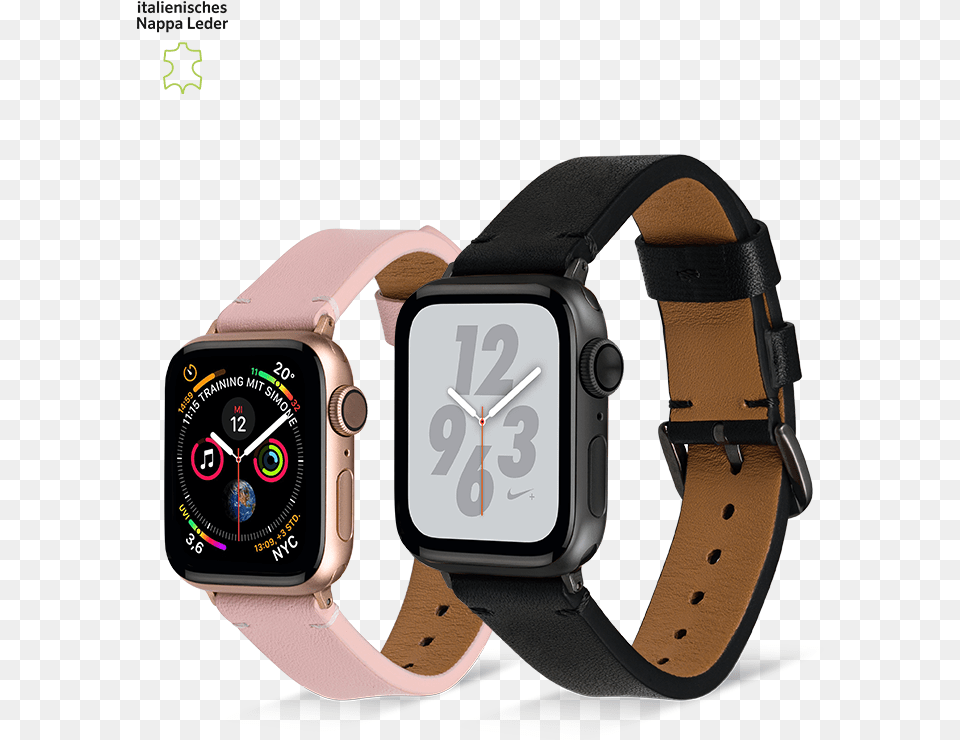 Watchband Leather Edle Armbnder Apple Watch 6, Arm, Body Part, Person, Wristwatch Png Image