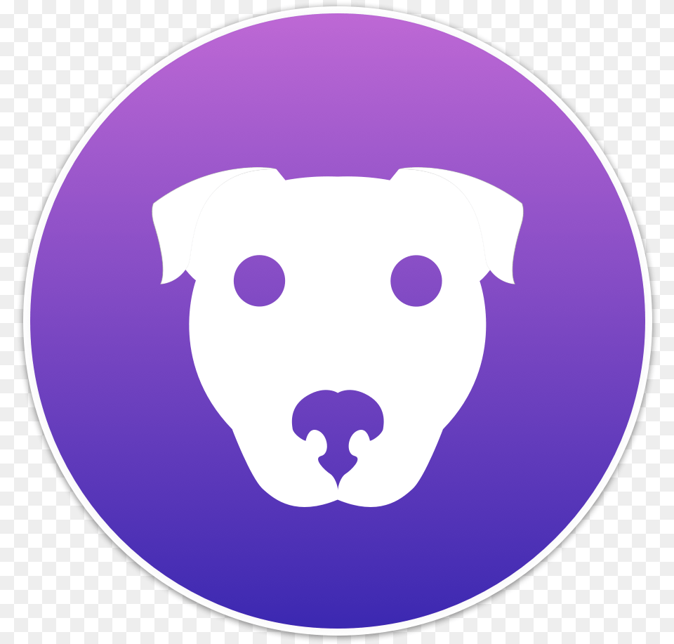 Watchdog Purple Watchdog, Logo, Disk, Face, Head Png Image
