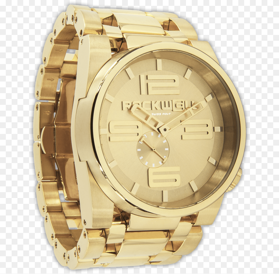 Watches Online Large Face Mens Watch Gold, Arm, Body Part, Person, Wristwatch Png