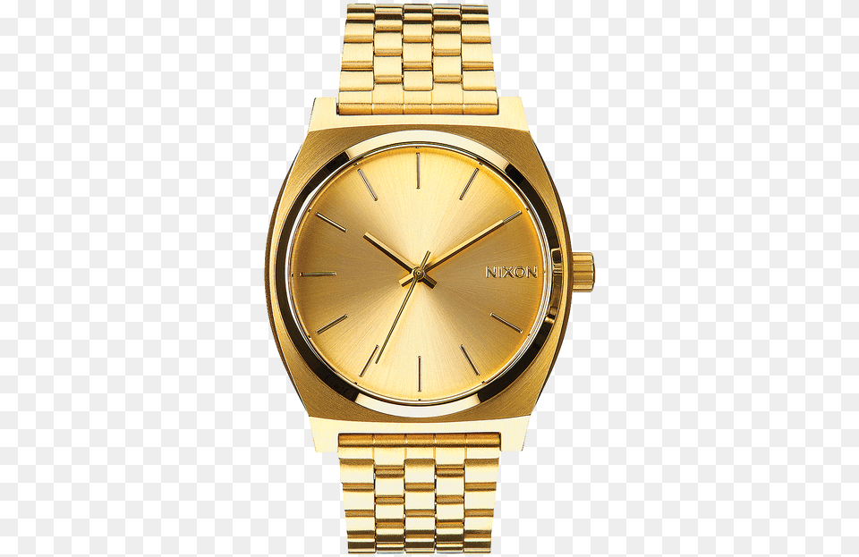 Watches That Look Way More Expensive Than Their Price Gold Nixon Time Teller, Arm, Body Part, Person, Wristwatch Png Image