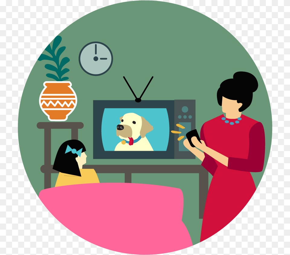 Watching Television Cartoon Free, Adult, Person, Hardware, Female Png Image