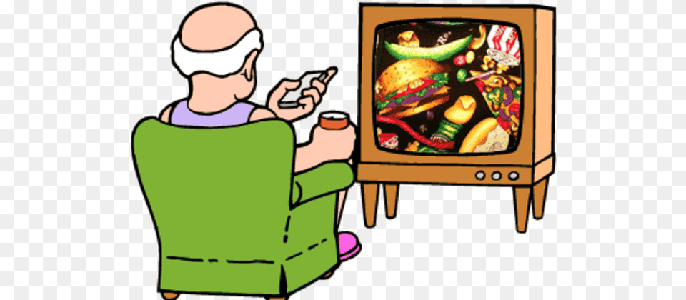 Watching Tv Transparent Tvpng Images Pluspng Cartoon Person Watching Tv, Monitor, Computer Hardware, Electronics, Hardware Png