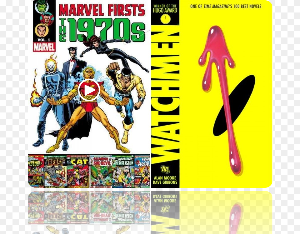 Watchmen Graphic Novel Cover, Book, Comics, Publication, Adult Free Png Download