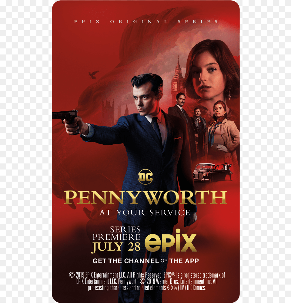 Watchmen Pennyworth Comic Con San Diego 2019, Adult, Weapon, Poster, Person Png Image