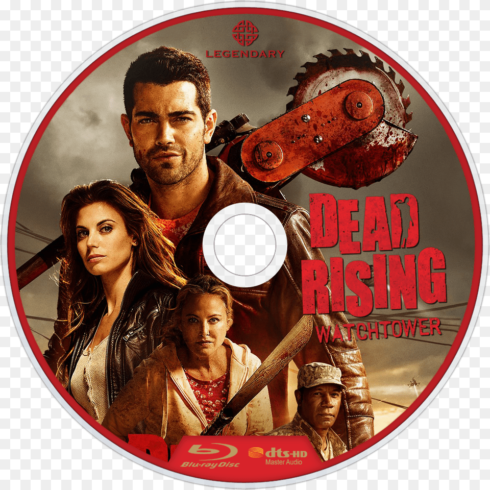 Watchtower Bluray Disc Image Dead Rising Watchtower Dvd, Disk, Adult, Person, Man Free Png