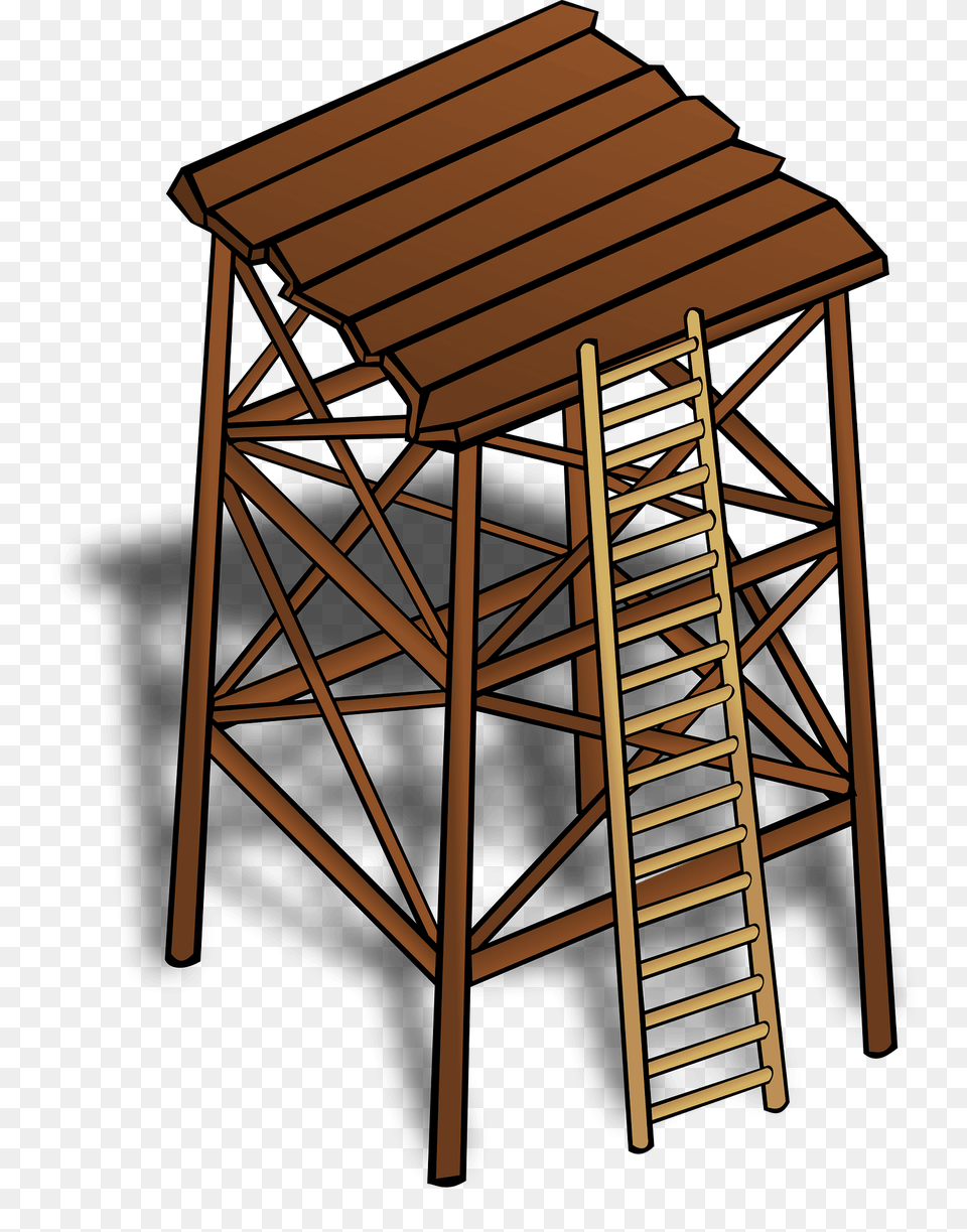 Watchtower Clipart, Outdoors, Wood Free Transparent Png