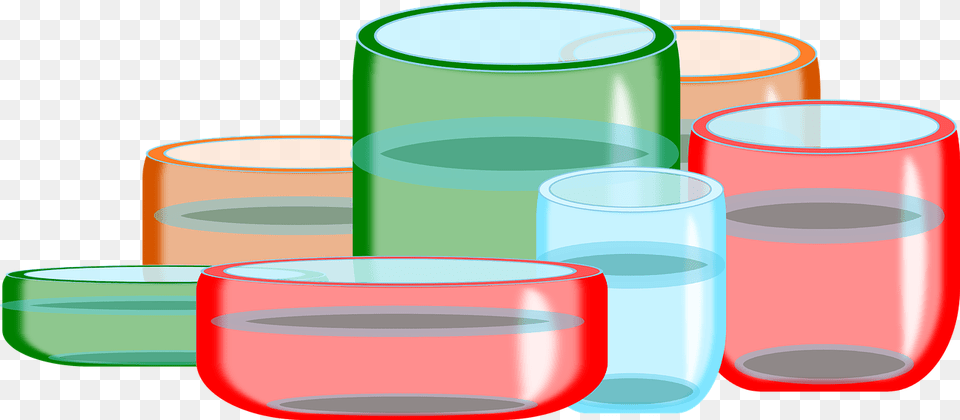 Water, Cylinder, Glass, Plastic, Tape Free Png Download