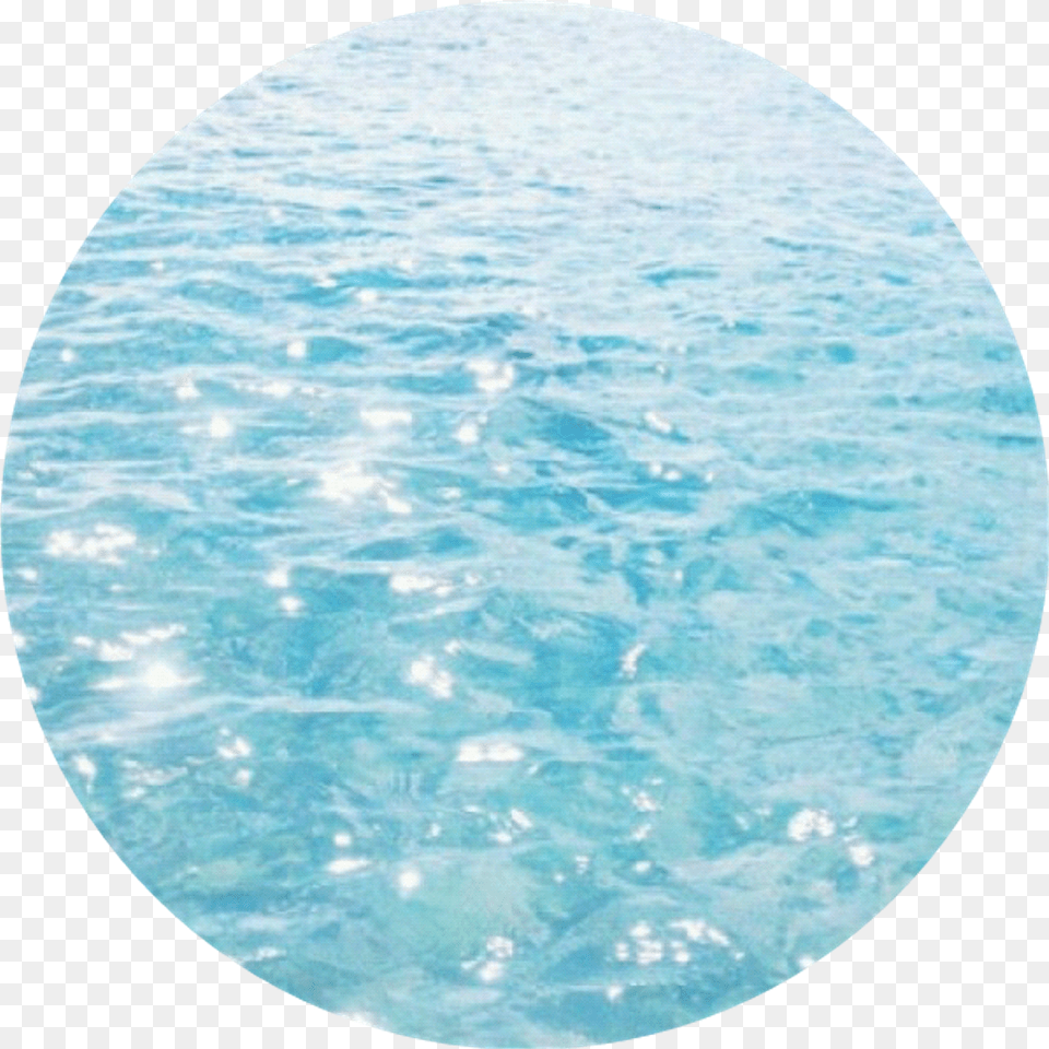 Water Aesthetic Circle Pastel Light Blue Iphone Background, Window, Pool, Swimming Pool, Porthole Png Image