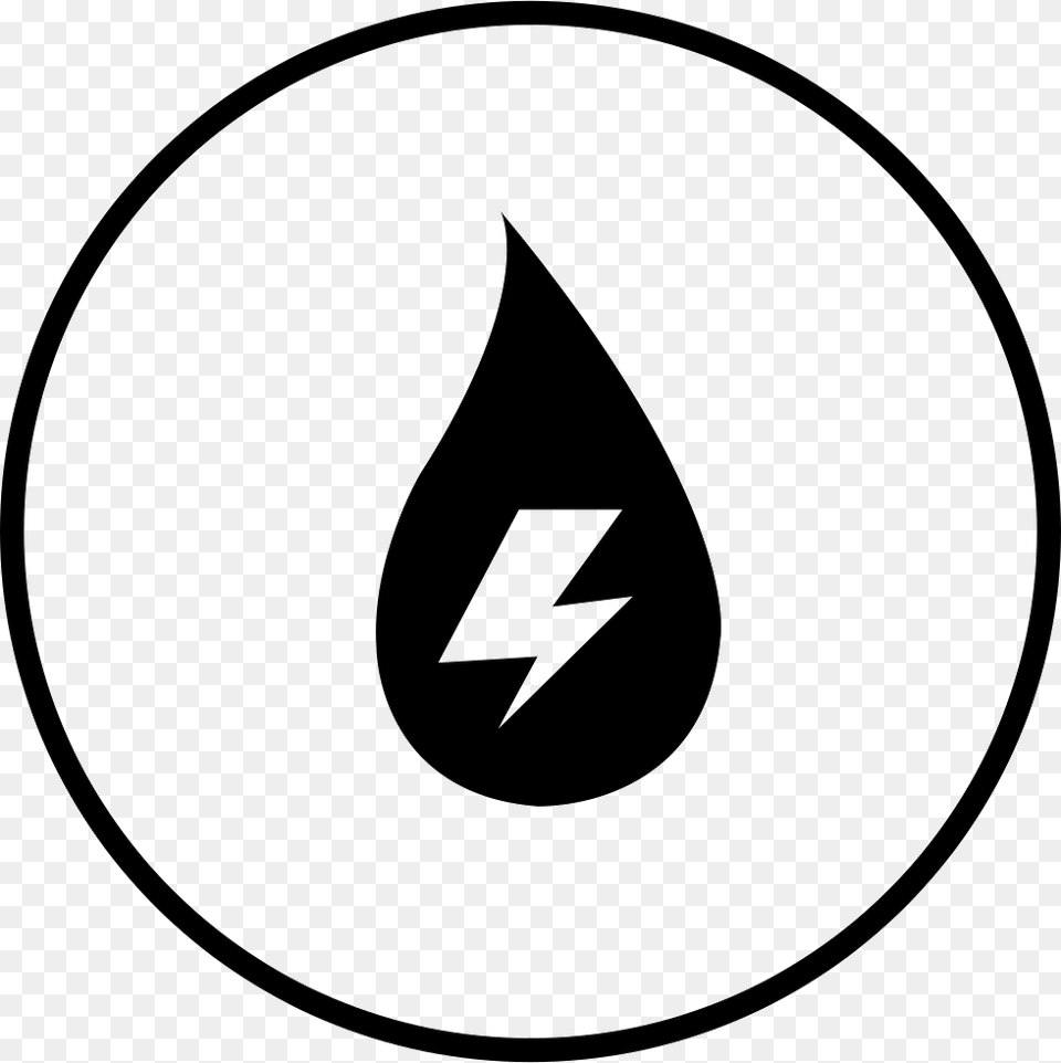 Water And Electricity Circle, Symbol Png