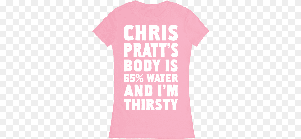 Water And Im Thirsty Womens Active Shirt, Clothing, T-shirt Png Image