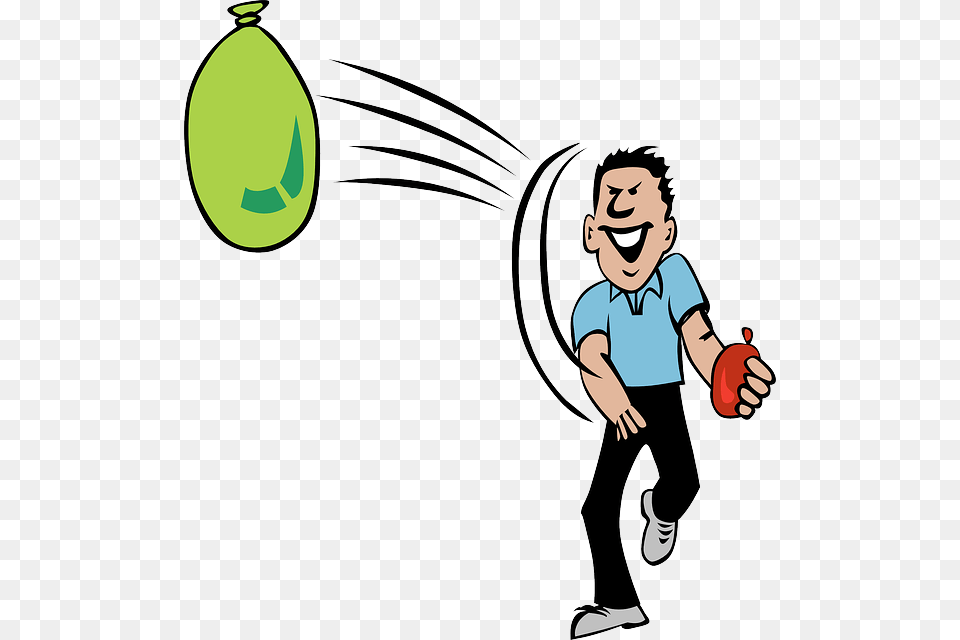 Water Balloon Throwing Activities Water People Happy Diwali Funny Gif, Person, Face, Head, Clothing Png Image