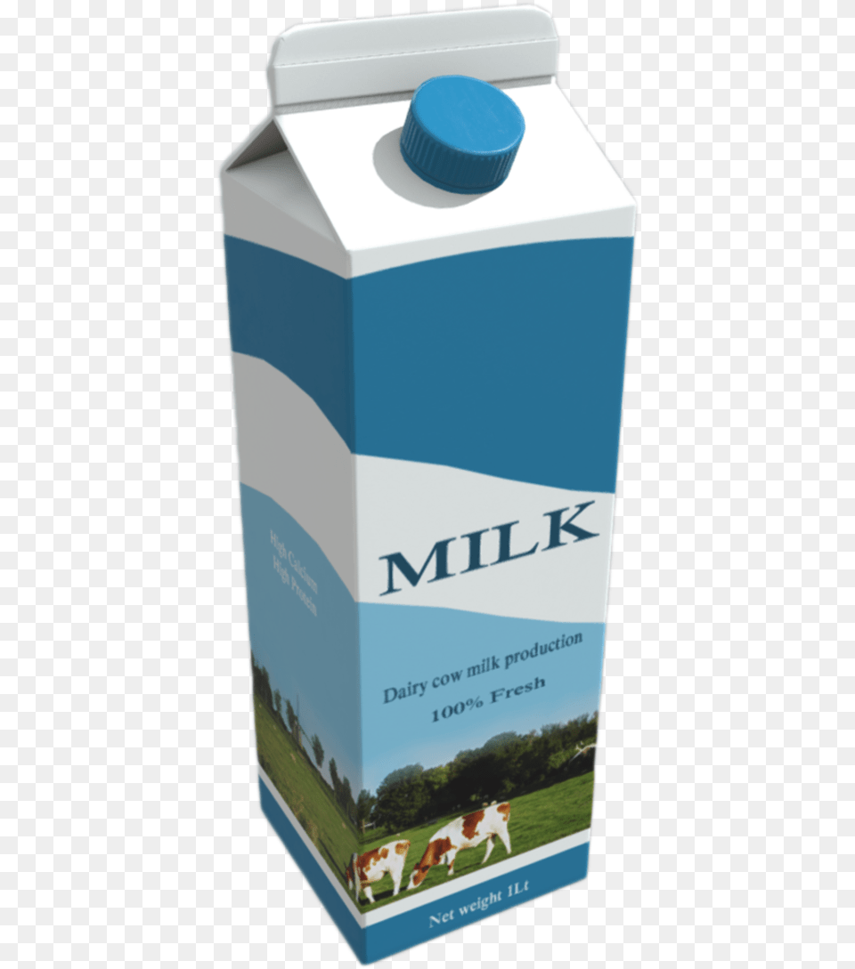 Water Bottle, Beverage, Milk, Box, Animal Png Image