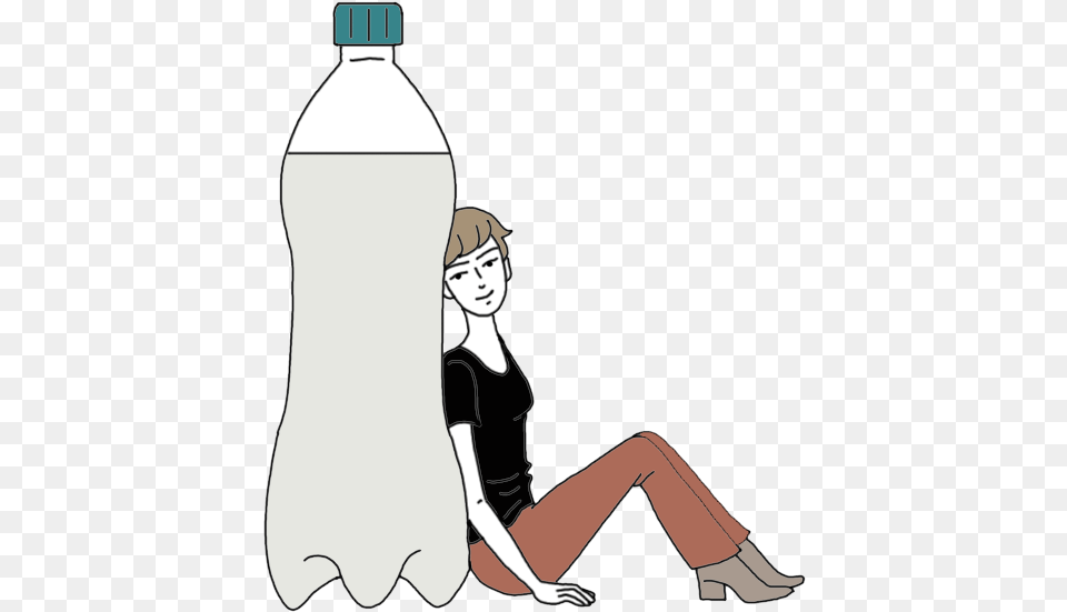 Water Bottle Cartoon Bottled Water, Adult, Person, Female, Woman Png