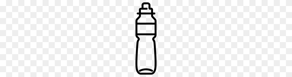 Water Bottle Icon, Gray Free Png Download