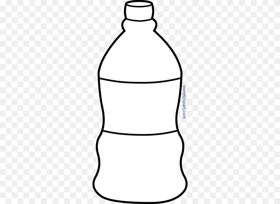 Water Bottle Lineart Clip Art, Water Bottle Png