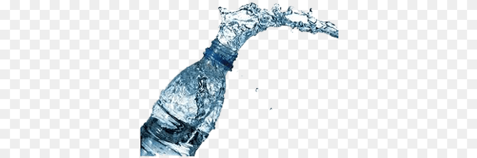 Water Bottle Open Transparent Water From Bottle, Water Bottle, Beverage, Mineral Water Free Png