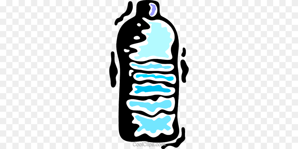 Water Bottled Water Royalty Free Vector Clip Art Illustration, Bottle, Water Bottle, Smoke Pipe Png Image