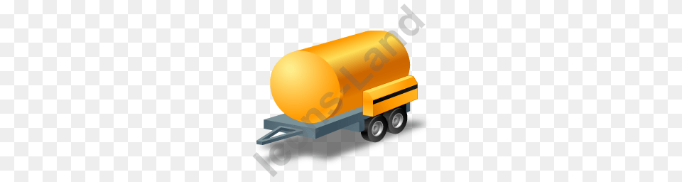 Water Bowser Trailer Yellow Icon Pngico Icons, Trailer Truck, Transportation, Truck, Vehicle Free Transparent Png