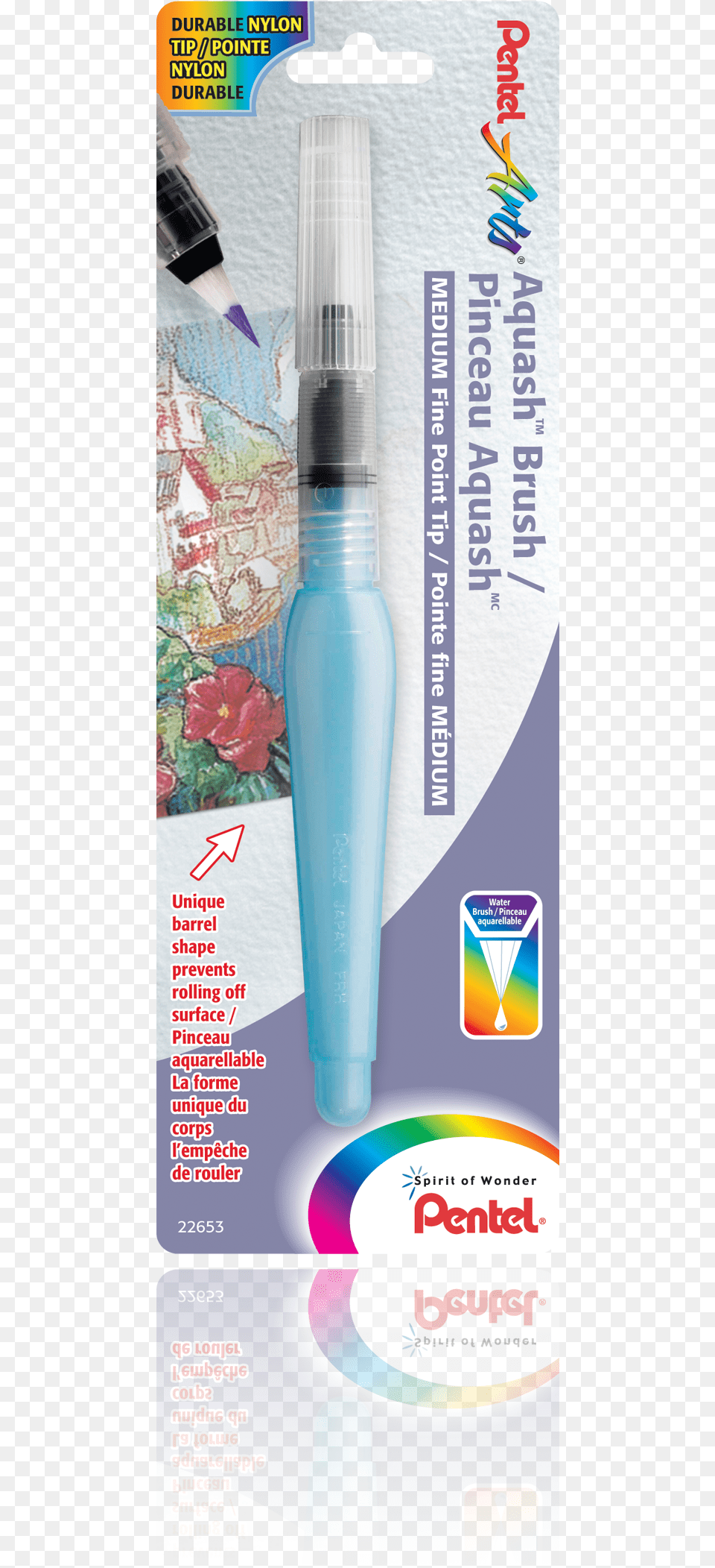 Water Brush Pen Pentel, Advertisement, Poster, Bottle, Mortar Shell Free Transparent Png