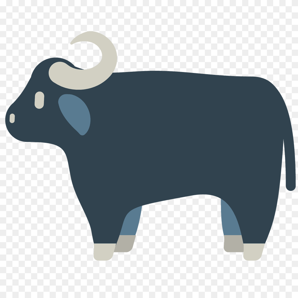 Water Buffalo Emoji Clipart, Animal, Bull, Mammal, Cattle Free Transparent Png