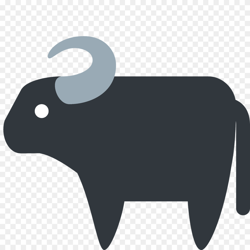 Water Buffalo Emoji Clipart, Animal, Bull, Mammal, Wildlife Free Transparent Png