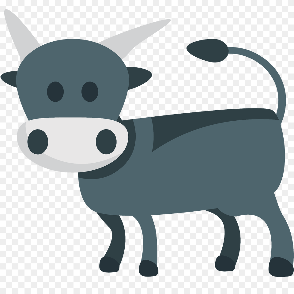 Water Buffalo Emoji Clipart, Snout, Animal, Fish, Sea Life Png