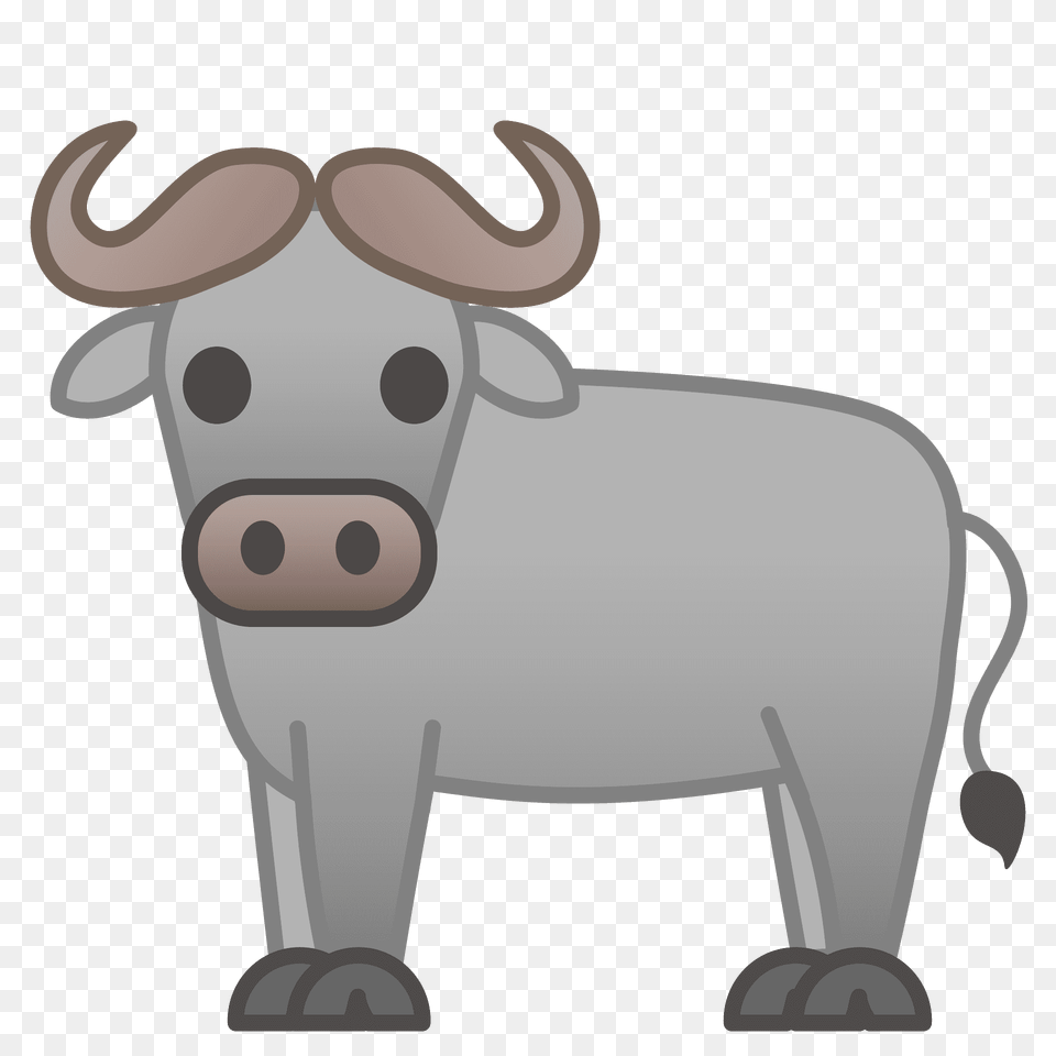 Water Buffalo Emoji Clipart, Animal, Mammal, Wildlife, Bull Png