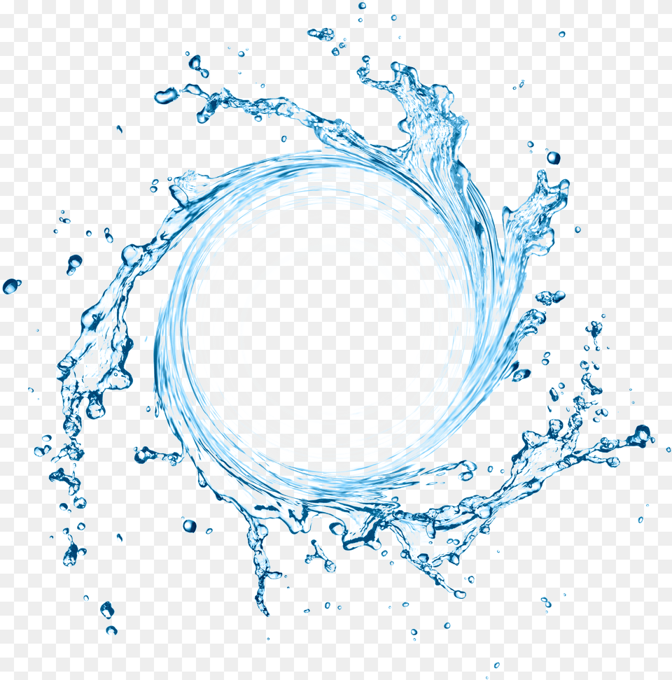 Water Circle Splash Water, Nature, Outdoors, Ripple Png Image