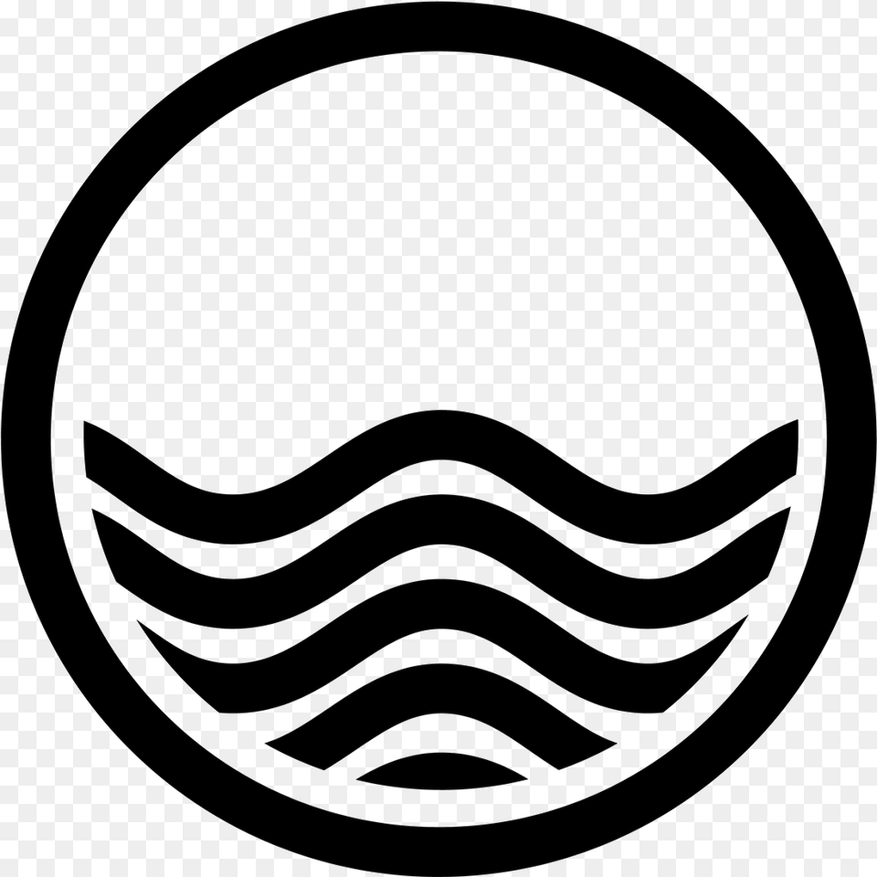 Water Clip Art Black And White Sea Wave Vector Black And White, Emblem, Symbol, Logo Png