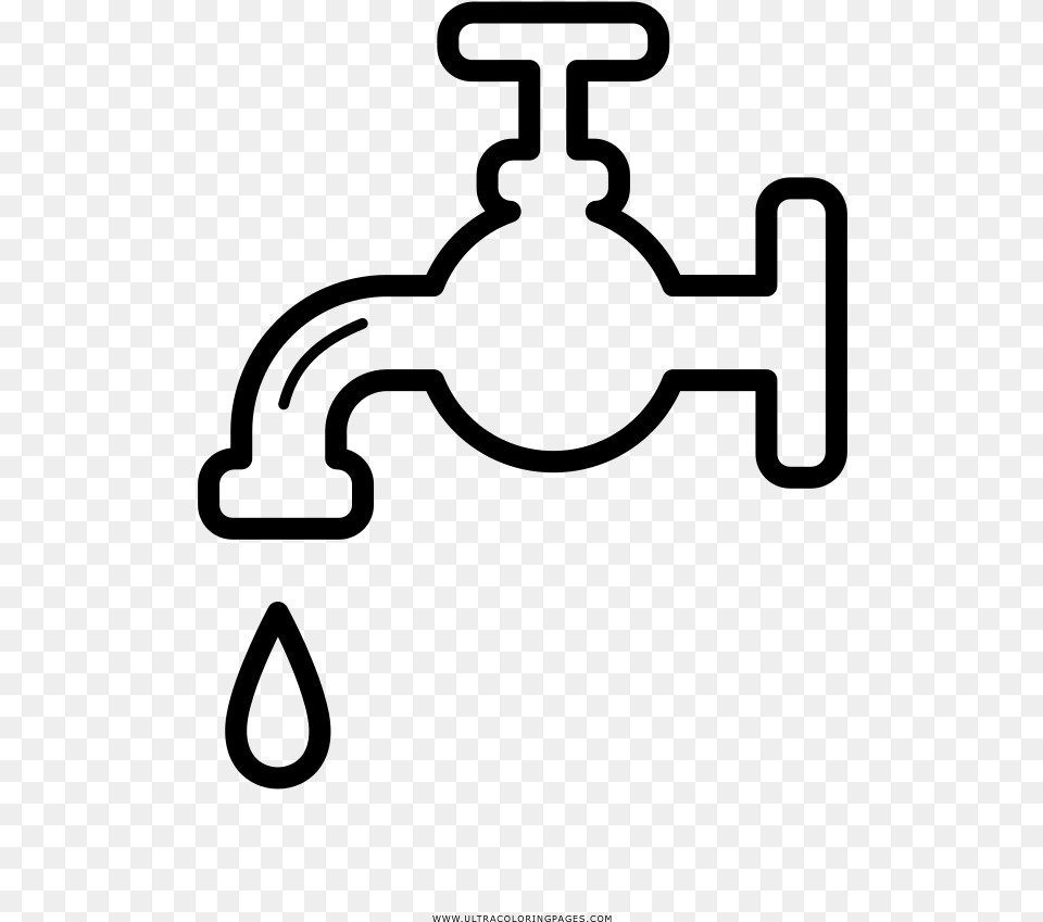 Water Clipart Coloring Page, Gray Free Png