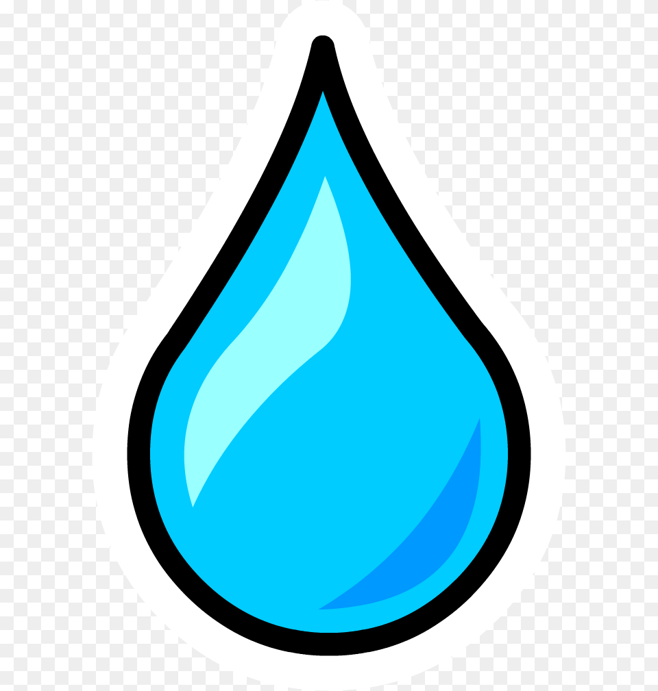 Water Clipart Water Droplet, Sticker, Triangle Png Image