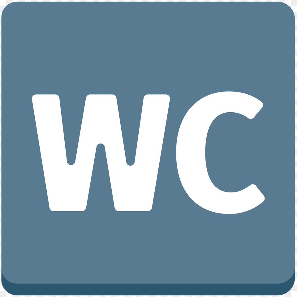 Water Closet Emoji Clipart, Logo, Text Free Png
