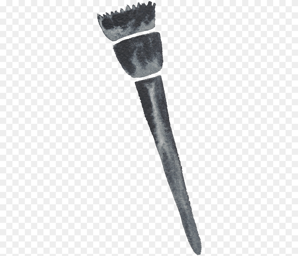 Water Color Brushes Black And White Watercolor Fashion Calibre, Blade, Dagger, Knife, Weapon Png Image