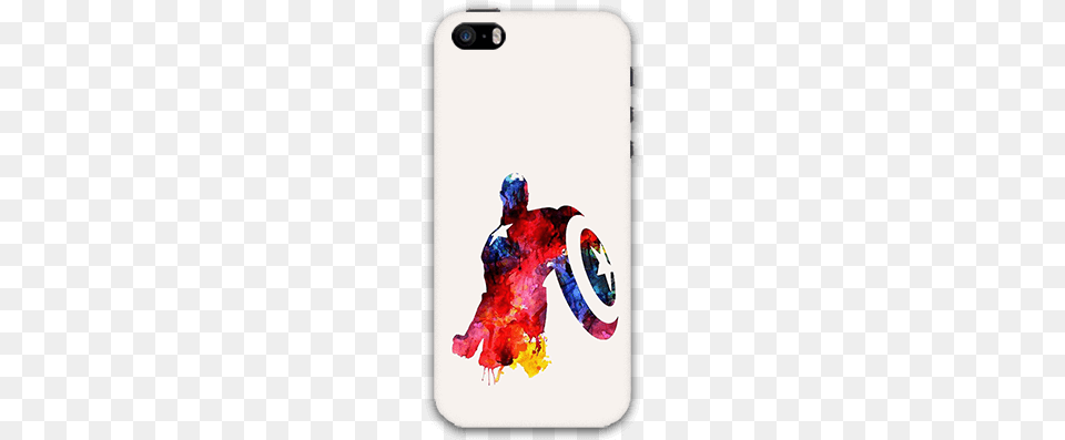 Water Color Captain America Iphone Mobile Case Mobile Iphone Case 4 5 6 Heroes, Electronics, Mobile Phone, Phone Png Image