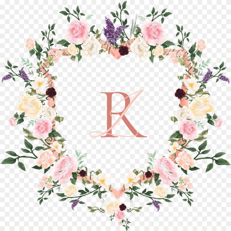 Water Color Heart Custom Watercolor Wedding Or Family Decorative, Flower, Plant, Rose, Pattern Free Transparent Png