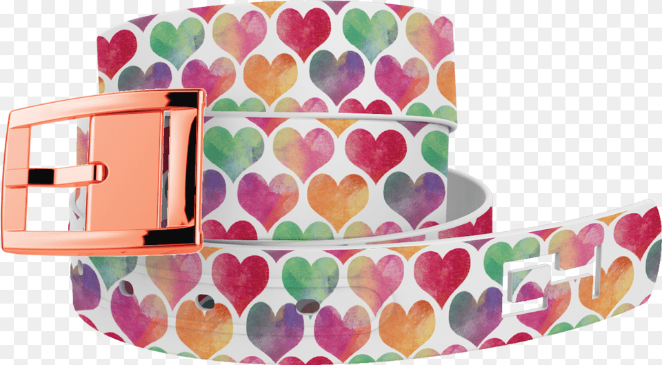 Water Color Heart Heart, Accessories, Belt Png