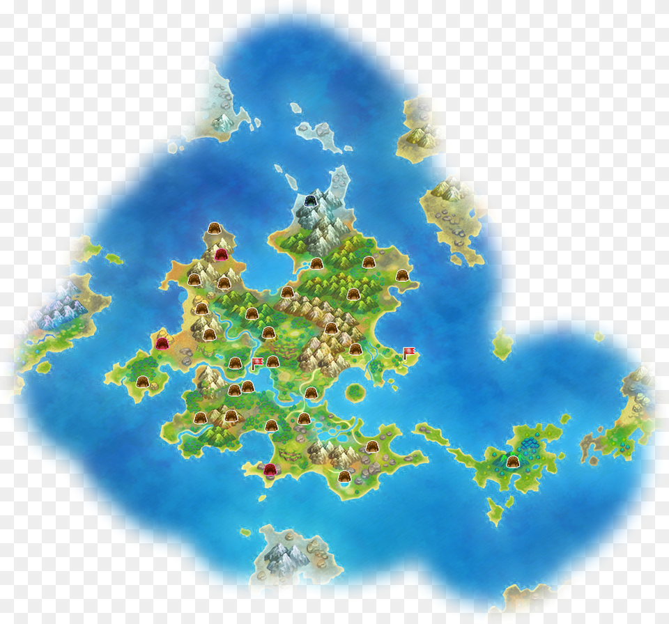 Water Continent Pokemon Super Mystery Dungeon Map, Accessories, Ornament, Jewelry, Baby Png Image
