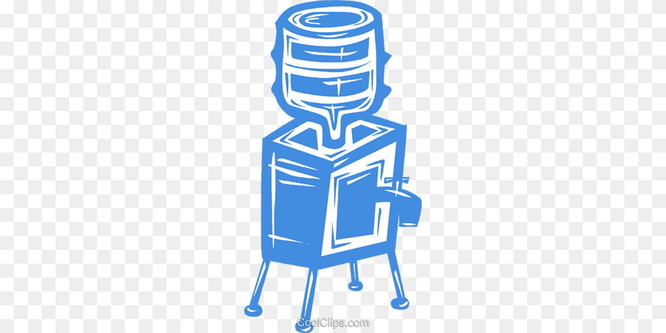 Water Cooler Royalty Free Vector Clip Art Illustration, Appliance, Device, Electrical Device, Plastic Png Image