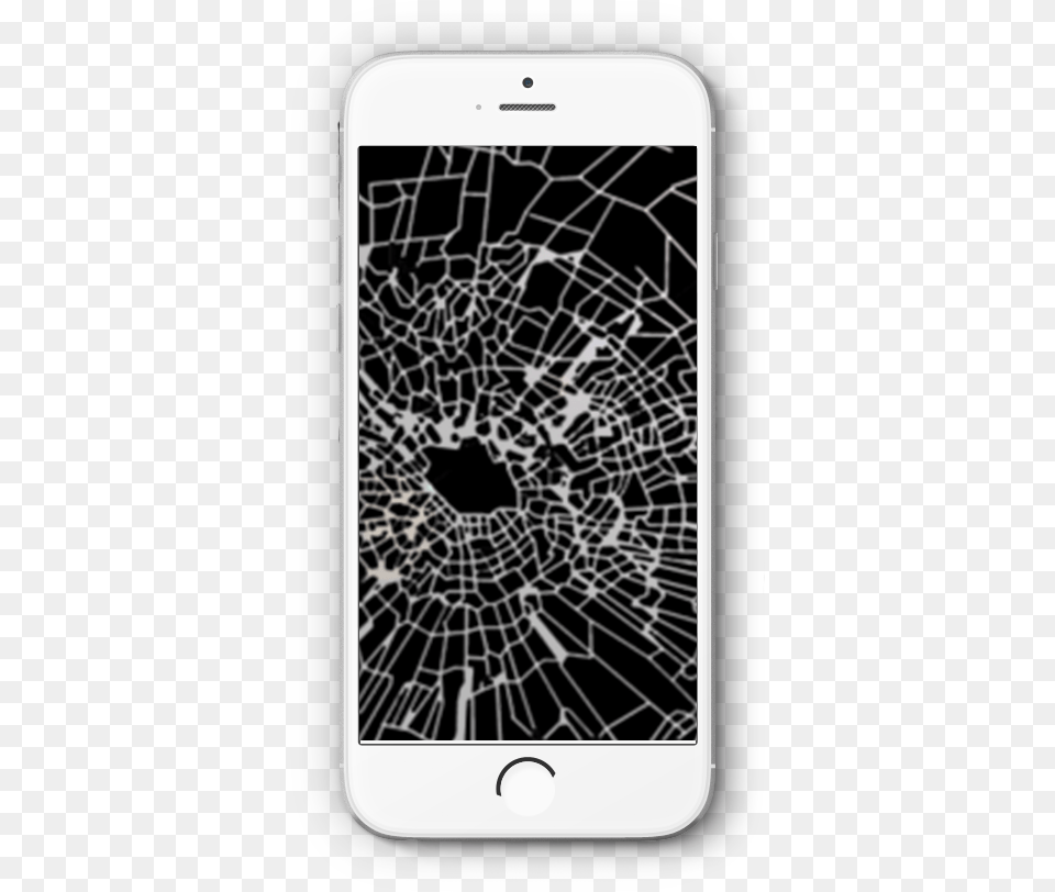 Water Damage Broken Window White Crack Red Puzzle, Electronics, Mobile Phone, Phone Free Transparent Png